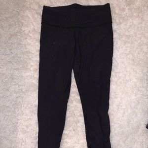 Lululemon Full length leggings. Mid rise. Black